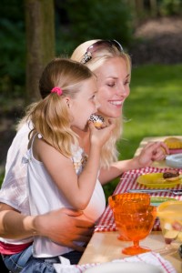 Outdoors picnic